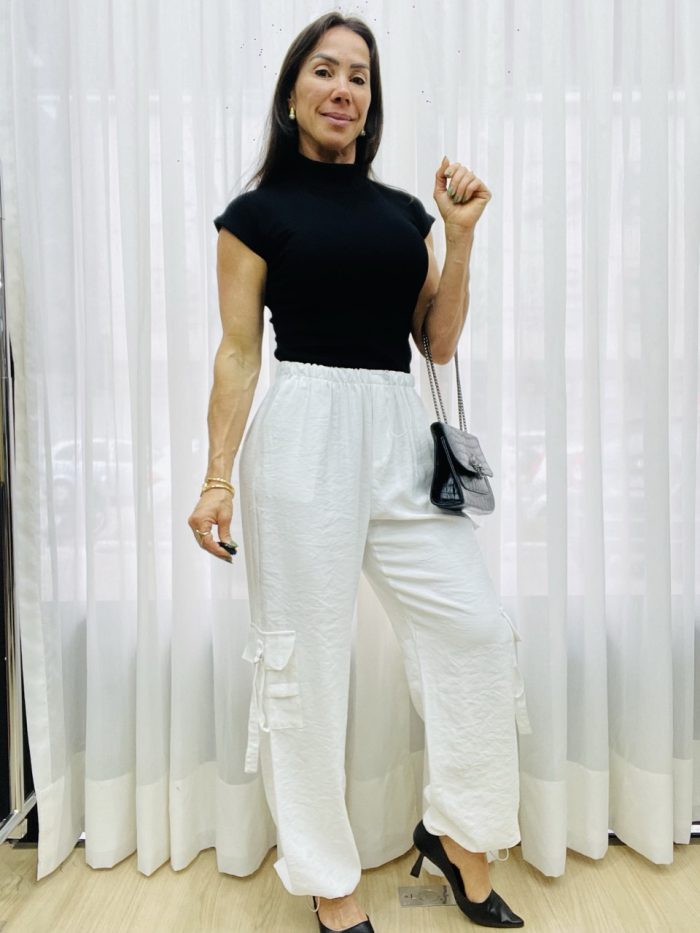 calça cargo lara branca 08128 calça cargo lara branca 08128