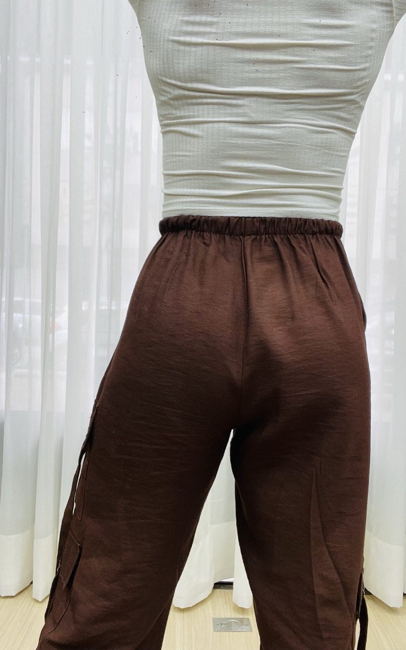 calça cargo lara marrom 08127