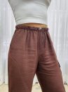 calça cargo lara marrom 08127