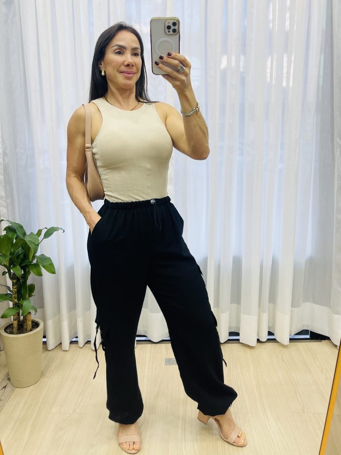 calça cargo lara preta 08164 calça cargo lara preta 08164