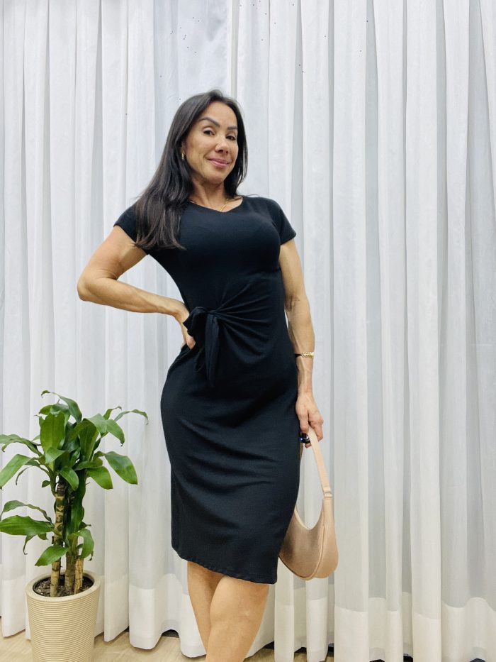 vestido moletinho lais cafe 08167