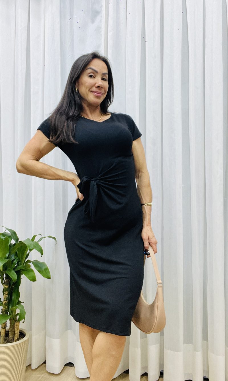 vestido moletinho lais cafe 08167