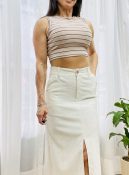 saia linho betina cru 08169