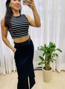 saia linho betina cru 08169