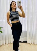 saia linho betina cru 08169