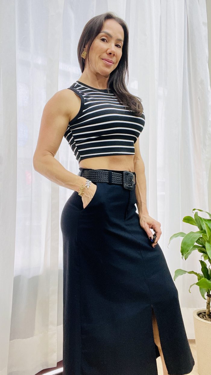 saia linho betina cru 08169 saia linho betina cru 08169